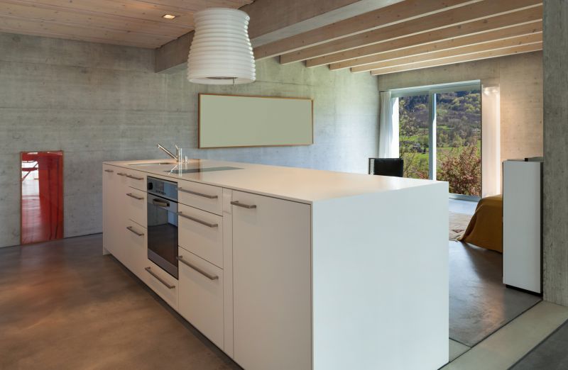 Cement Counter Installation in Sonoma County, CA